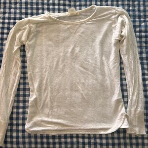 H&M Isabel Marant White Long Sleeve Shirt